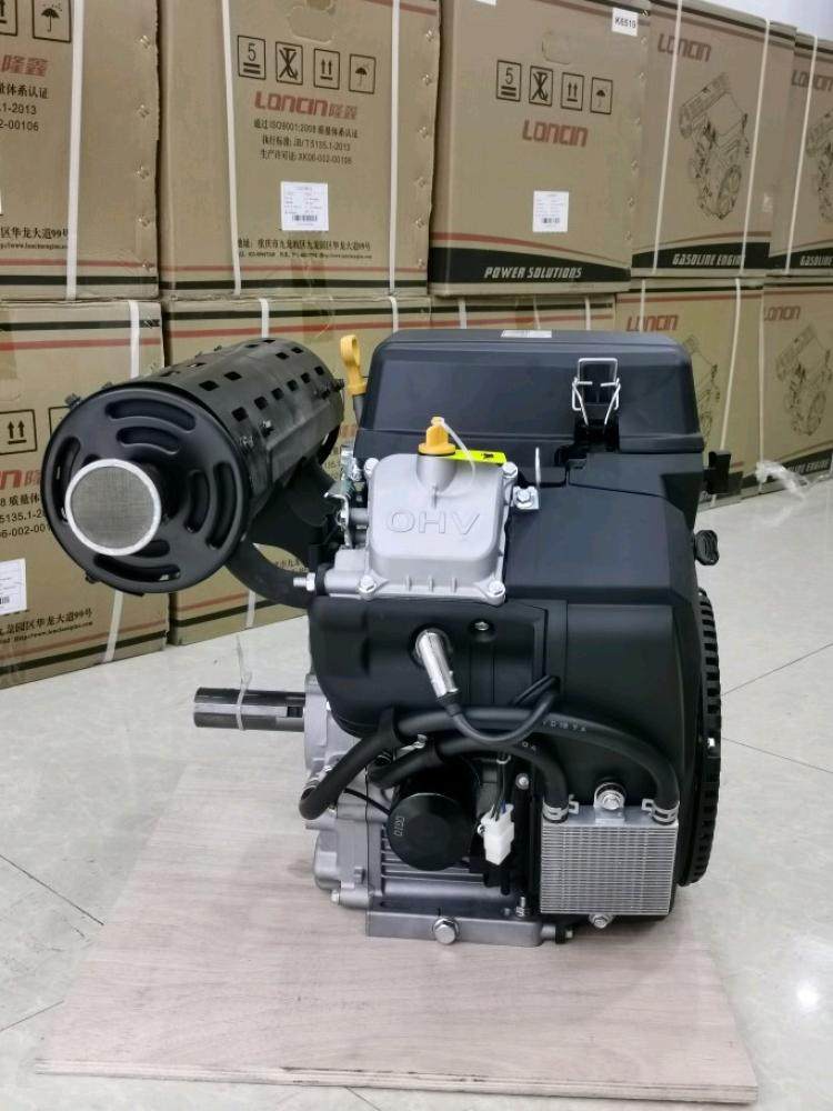 Longxin engine two-cylinder 2v80fd764cc18/19kw30 horsepower high pressure washer Marine 25.4mm