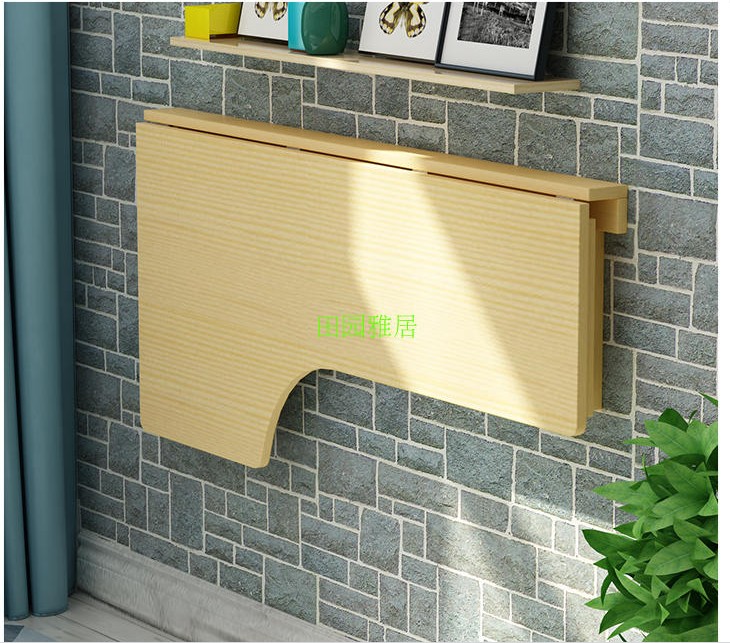 Bàn gỗ ốp tường máy tính bàn gấp bàn treo tường bàn máy tính bàn học bàn bàn góc thanh bàn - Bàn bàn ăn gấp gọn