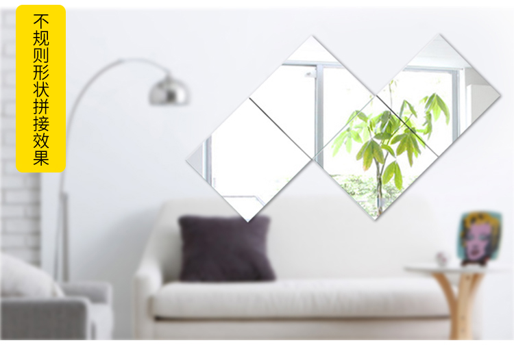 Gương treo tường gương treo gương phù hợp dán gương không khung gương toàn thân gương không gian nhà miễn phí đấm sinh viên ký túc xá - Gương gương treo tường toàn thân