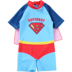 Hugmii trẻ em superman phong cách áo tắm bé spa áo tắm chàng trai và cô gái dính liền superman áo tắm phù hợp với Đồ bơi trẻ em