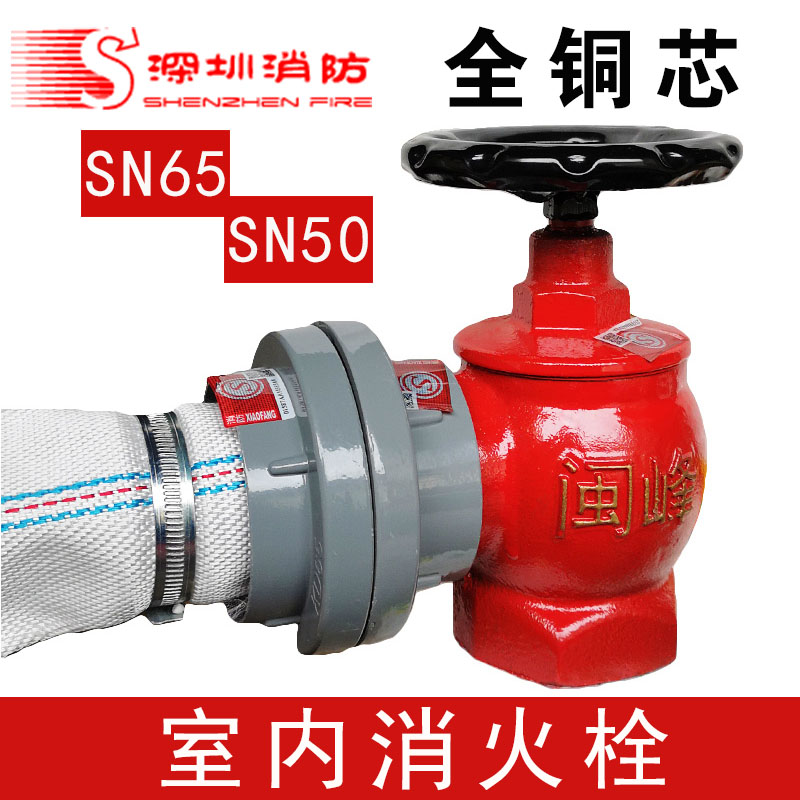 Indoor fire hydrant hydrant head SN65 fire hydrant accessories 2 5 inch fire hose hydrant connector switch valve