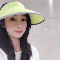 vicki Taiwan Straight Post Rear Interest HOII2018 New Light Folding Sun Hat Vegetarian Face Big Eave Sun Hat