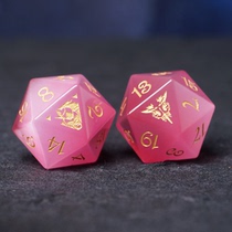 Bordegate 3 dice D20 custom jewel COC dice reengraving running group table cruise dice 20 noodles