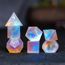 Symphony crystal frosted relief COC running group dice DnD dice TRPG Dungeons and Dragons Cthulhu dice