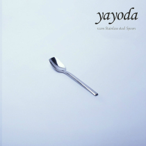 yayoda coffee spoon square head small spoon mixing spoon more thickened stainless steel chivalry foreign trade export Germany