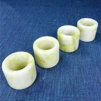 Blue field jade ring Guizhou Cuiyu wrench finger lovers individuality hand ring jade jade ware pure natural jade ring