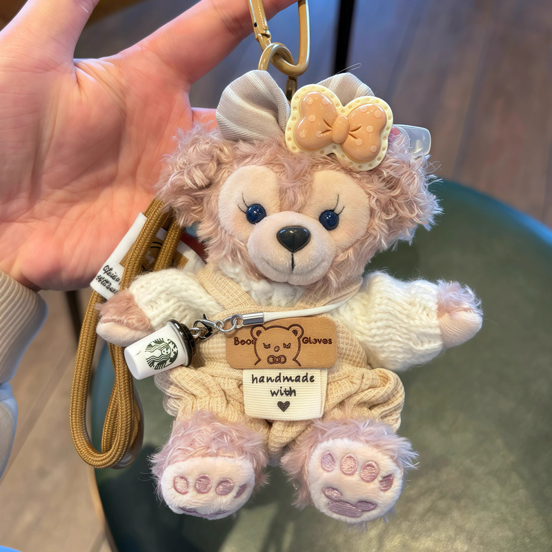 Disney Shelliemay Bag Pendant for Women, Exquisite and High-End Shelliemay Plush Doll Keychain, Bear Pendant Disney Shelliemay Bag Pendant for Women, Exquisite and High-End Shelliemay Plush Doll Keychain, Bear Pendant