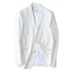 Bộ đồ trắng nam mùa xuân và hè nhẹ và mỏng Thời trang Hàn Quốc hợp thời trang giản dị áo khoác một mảnh áo khoác cỡ lớn - Cực lớn