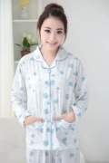 Thời gian có hạn Đặc biệt Đồ ngủ nữ Áo dài tay Dâu tây 2 màu Cotton Dịch vụ tại nhà 2012 Xuân và Thu