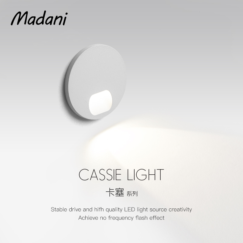 Madani Cassia footlight led stair stepping light embedded aisle night light step light