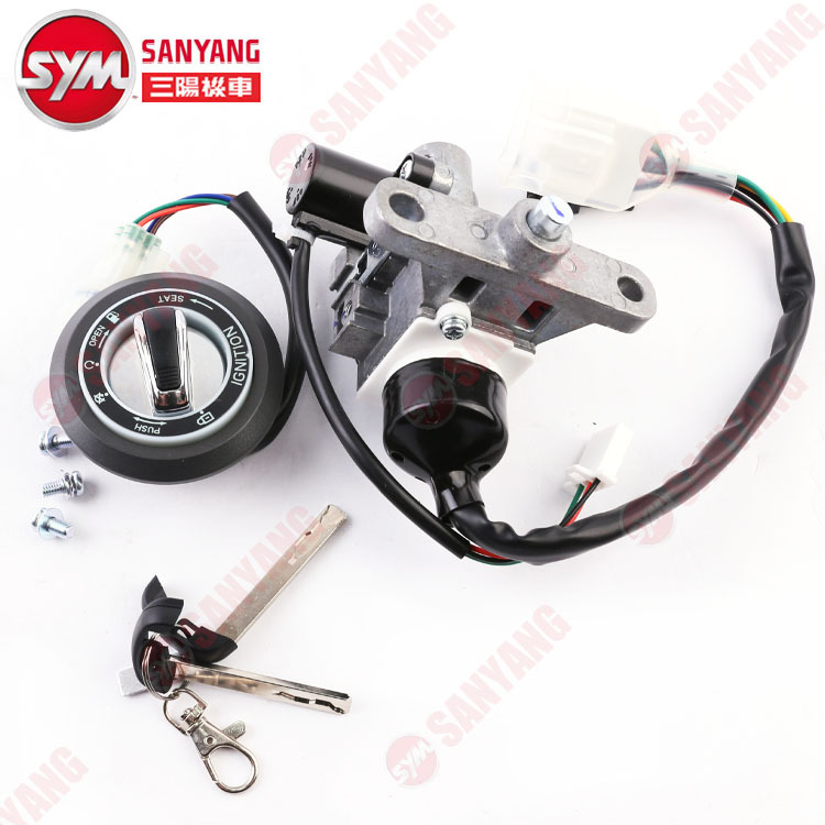 Sym Sym Xs125T-10 Xs49Qt-2 Clbcu Hummingbird 50/125 Lock Body Electric Ignition Lock Sym Sym Xs125T-10 Xs49Qt-2 Clbcu Hummingbird 50/125 Lock Body Electric Ignition Lock