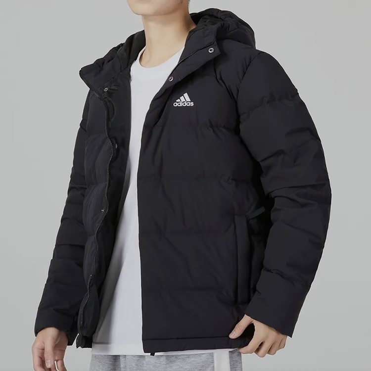 Adidas Men's Windproof Hooded Warm Sports Casual down Jacket Long Sleeve Jacket Jx1808 Adidas Men's Windproof Hooded Warm Sports Casual down Jacket Long Sleeve Jacket Jx1808