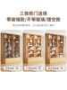 Bookshelf with Glass Door Wine Cabinet for Home Use, Integrated Full-Wall Bookshelf for Living Room, Wall-To-Ceiling Display for Figurines
