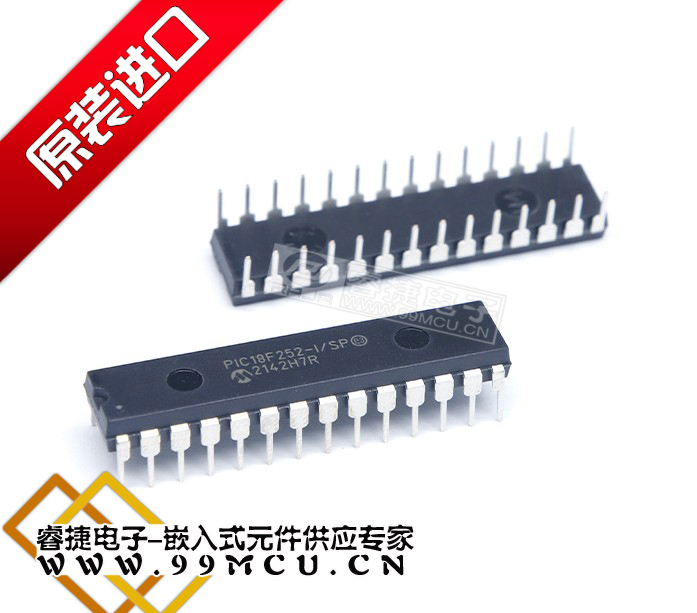 PIC18F252-I PIC18F252-I SP DIP28 plug-in brand new original MICROCHIP SINGLE WAFER NEW ORIGINAL