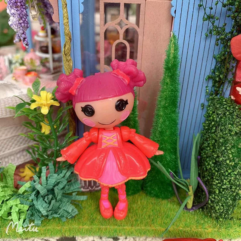 Мини-кукла LALALOOPSY Lele Angels, с пуговичными глазами, слепой бокс с микромагнитной качелью (≤15 см)