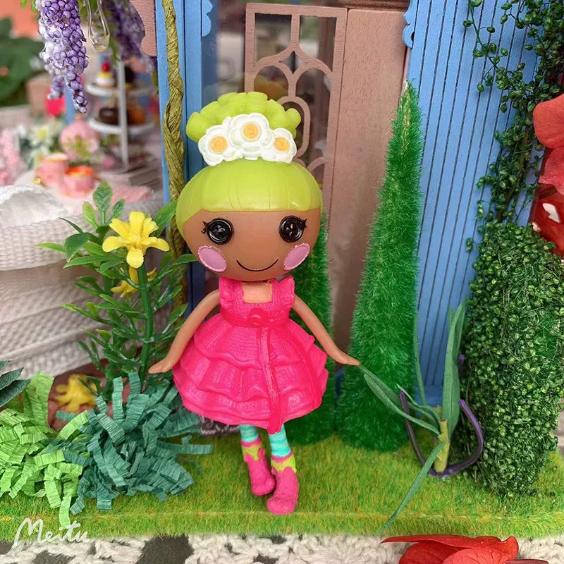 Мини-кукла LALALOOPSY Lele Angels, с пуговичными глазами, слепой бокс с микромагнитной качелью (≤15 см)