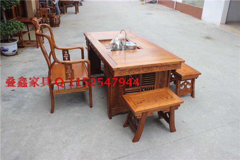 Diexin Đồ Nội Thất Trung Sơn Ming và Qing Triều Đại Cổ Điển Redwood Chung Bàn Trà Bộ Bảng Lớp Chính Hãng Mới Khuyến Mãi Đặc Biệt