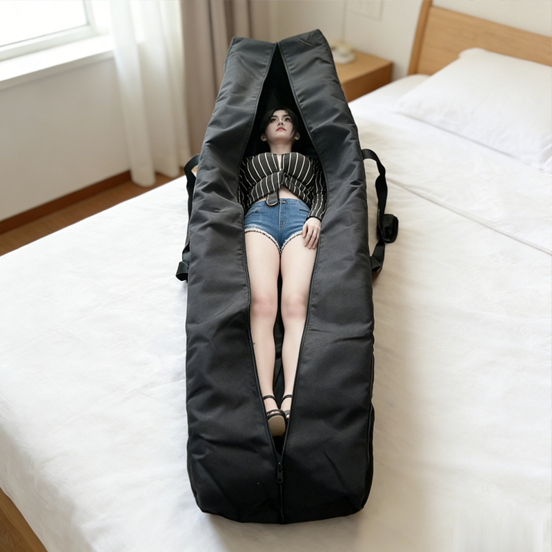 Large-Capacity Physical Doll Storage Bag with Password Lock, Silicone Inflatable Doll Collection Private Suitcase Bag
