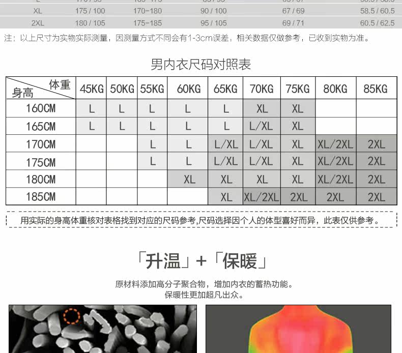Sous-vêtement chaud jeunesse SOFU BW67011 en acrylique - Ref 713342 Image 10