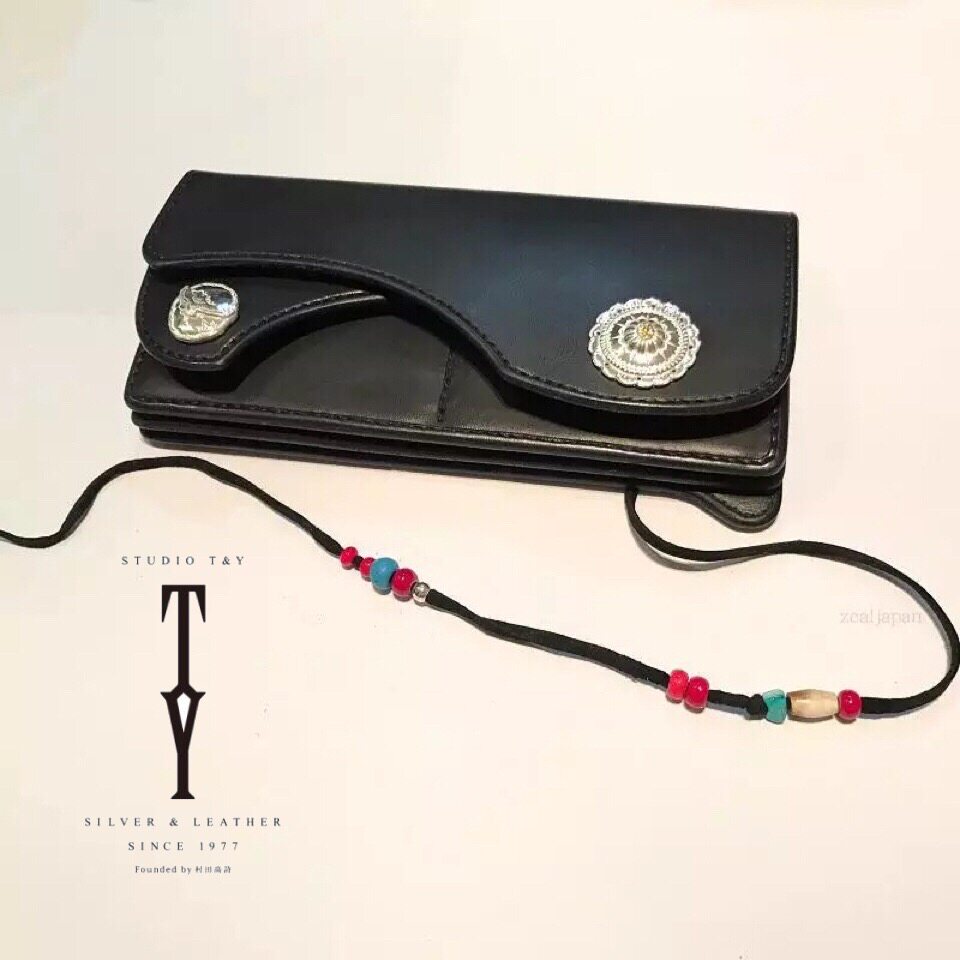現貨GOROS徒弟村田高詩STUDIO T&Y SADDLE LEATHER手工卡片包-淘寶