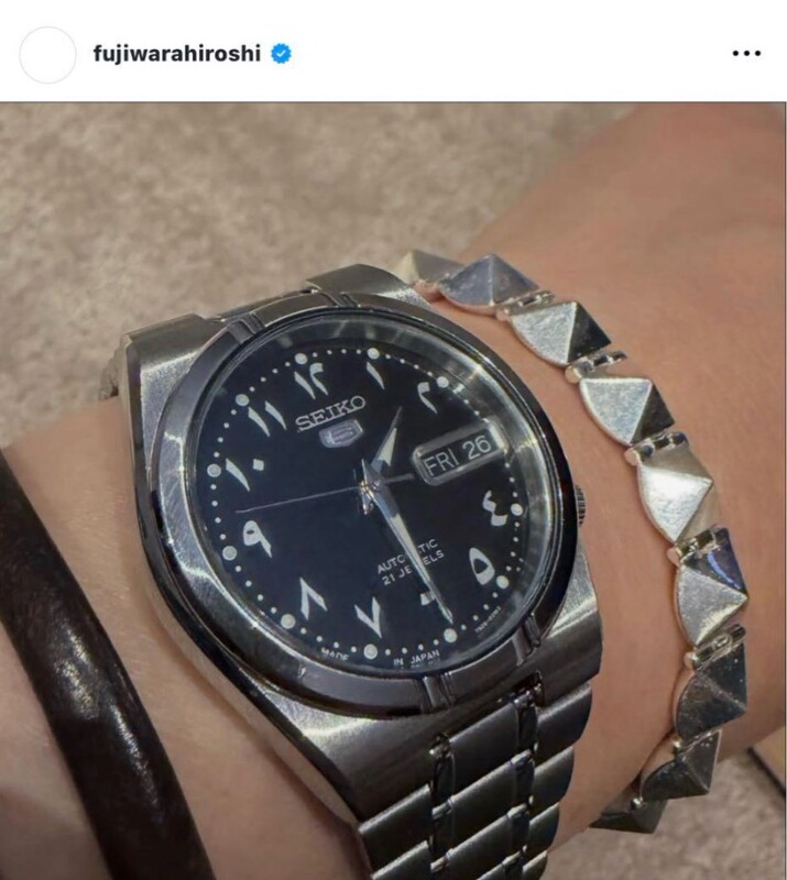 Seiko 5 Men's Watch Fujiwara Hiroshi Same Model Foreign Version