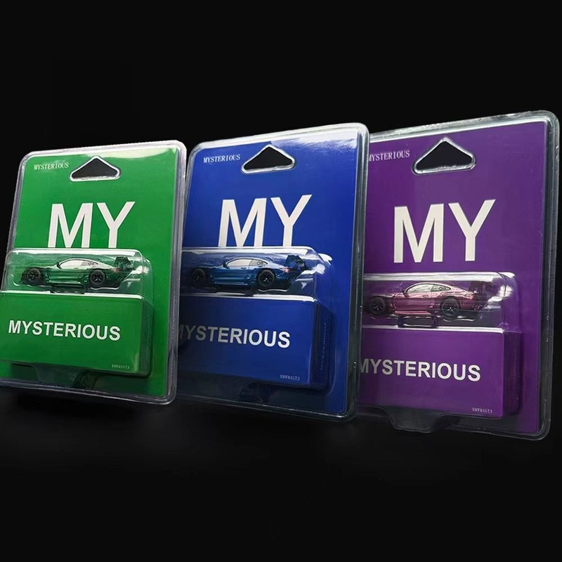 [in Stock] My 1:64 Bmw M4 Gt3 Green Carbon Purple Carbon Blue Carbon Hang Card Alloy Car Model