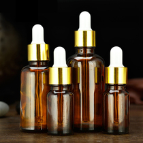 Aromatherapy glass essential oil bottle Brown sub-packed empty bottle high-end essential oil empty bottle essence empty bottle with a variety of capacities