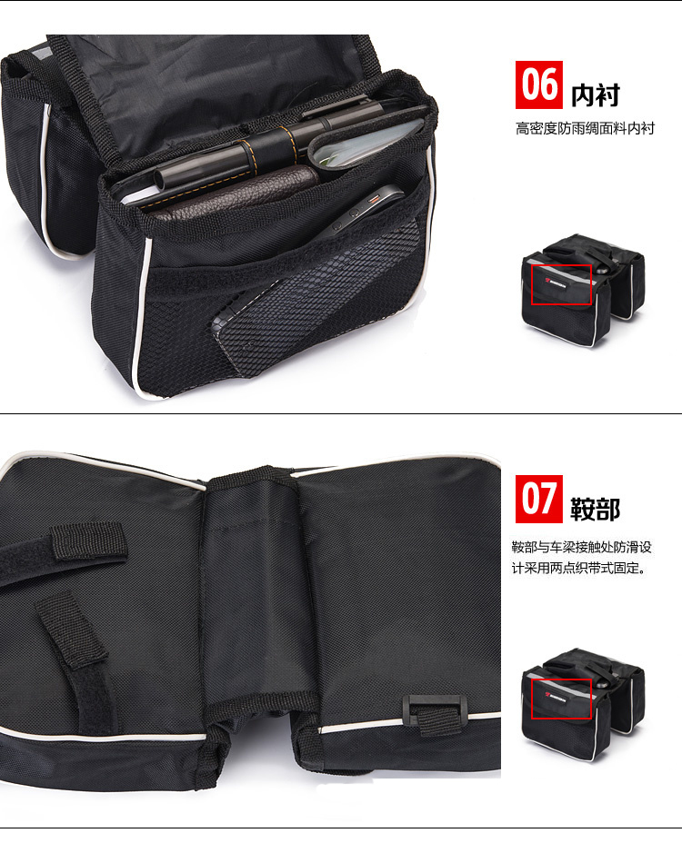 Sacoche pour vélo - Ref 2223236 Image 8