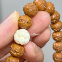 10 mm Monkey Head Walnut leopard Mammoth Ivory Accessories free mix to mix with male and female hands-in-play