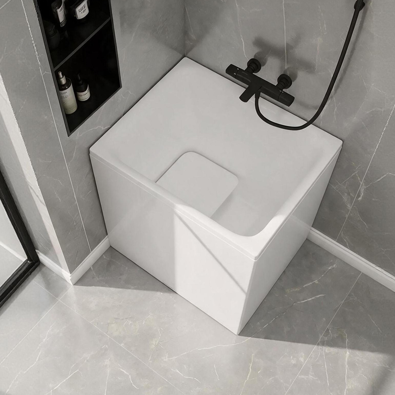 Kohler Kohler Lingna 1.2m Bathtub Acrylic Home Freestanding Corner Bathtub Deep Soaking Tub 26760t
