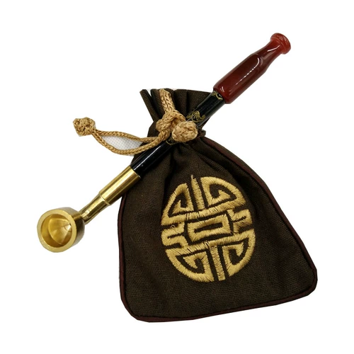 12 -Year -Sold Old Shop 15 Цветные старые сигареты ручной работы горшки сухой дым мешок с твердым деревом пакет с агата