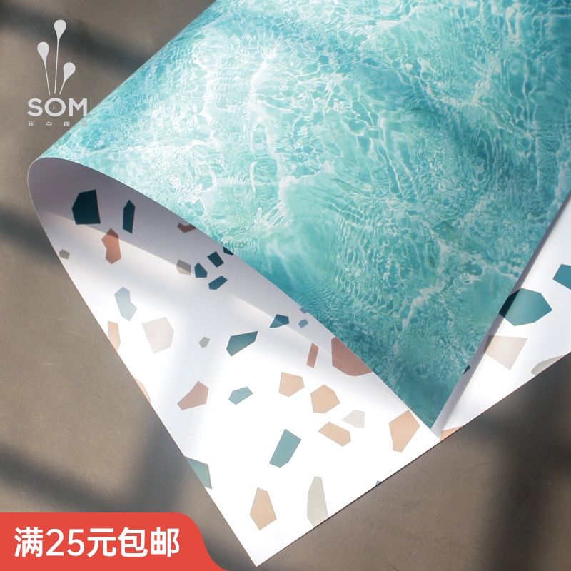 Flower point props double-sided 3d three-dimensional background paper ins wind waterproof non-reflective scene pattern photo thick background cloth