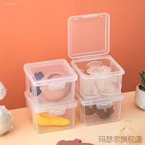 Box storage box pacifier baby teether large capacity storage baby Manhattan organizer portable and hygienic