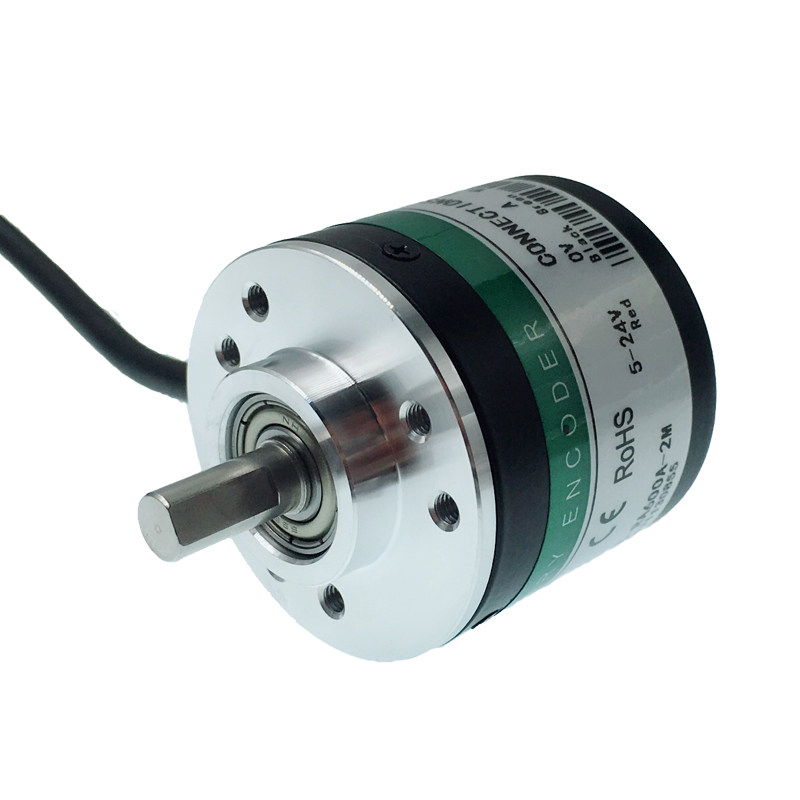 Photoelectric rotary encoder 100 200 300 360 400 600 Pulse AB phase 5-24V feed coupling