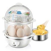 ca nấu mì 2 tầng Trứng luộc máy tại nhà hấp khoai lang gà nhỏ trứng nấu nóng nấu trứng sinh viên thiết bị thực phẩm sữa nóng - Nồi trứng nồi hấp bánh bao