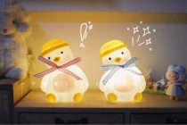 One drawer adorable stay cute crooked head duck small night light creative bedroom pendulum to decorate birthday present