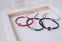 A drawer strawberry crystal green ghost rope bracelet diy material bag crystal bracelet female birthday gift 38