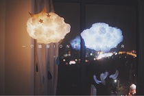 One drawer Make something Cloud lamp DIY material pack Air charm decoration Creative Tanabata gift