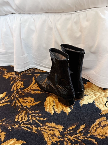 Простые радужные супер -мягкие и простые квадратные сапоги на каблуках и ботинки на лодыжках