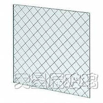 Factory price Mainland China direct sales imported laminated wire glass safety explosion-proof transparent bottom prismatic grid Same city logistics