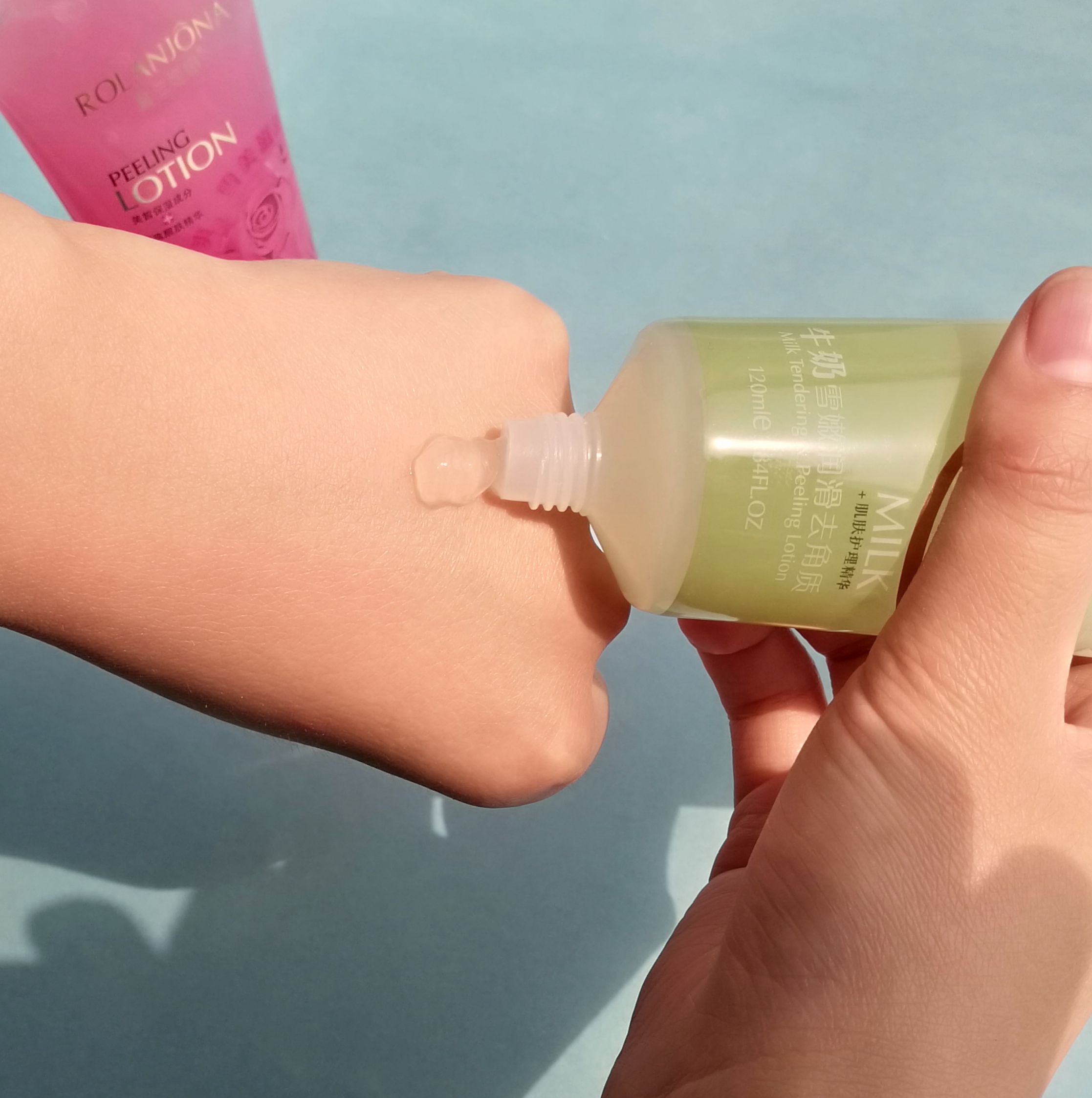 Lulan Gina Tẩy Tế Bào Chết Gel 120 gam Đàn Ông và phụ nữ Body Mặt Facial Tẩy Tế Bào Chết Gel Chà Gel Chống dị ứng tẩy tế bào chết da mụn