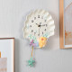 Children's room clock pastoral cartoon princess wall clock living room home cute fashion creative bedroom art clock