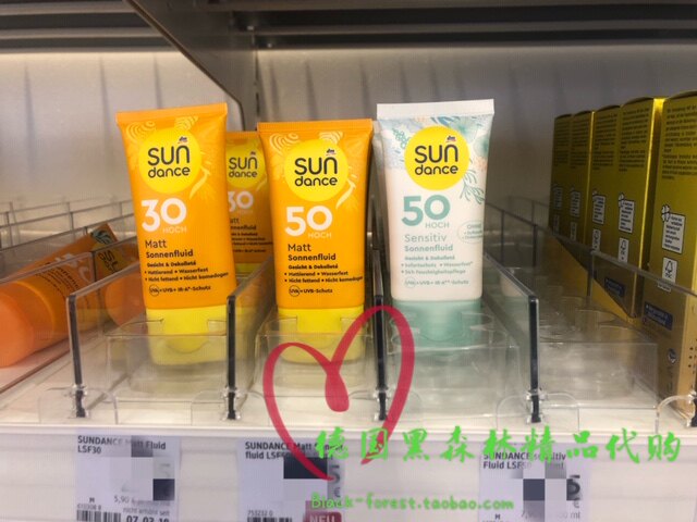Spot Germany direct purchase Sundance waterproof sunscreen isolation lotion 50 times matte matte surface is not greasy