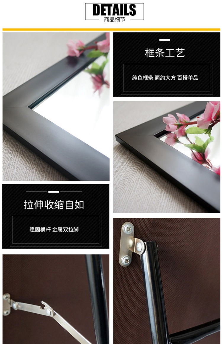 Sissi mới phù hợp gương gương chiều dài đầy đủ gương gương cửa hàng quần áo gương mặc quần áo gương treo tường stereo sàn gương - Gương guong phong tam