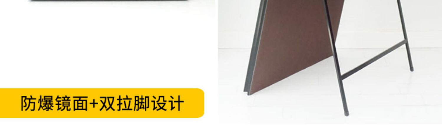 Ruiyi Châu Âu phù hợp với quần áo gương cửa hàng quần áo thay đồ gương toàn thân sàn gương tùy chỉnh lớn treo tường - Gương gương di động