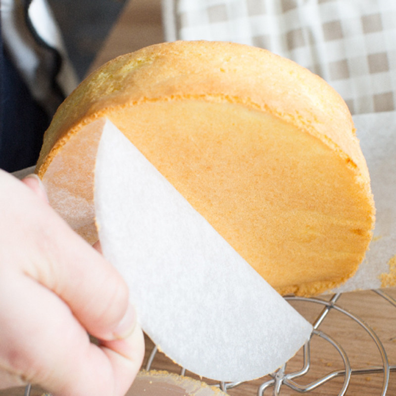 Cake Anti-Stick Paper Food Grade Round Silicone Oil Paper Oven Oil Paper Cake Mold Anti-Slime Paper Mat Moulded Paper 50 sheets