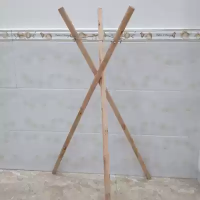 Opening flower basket flower rack solid wood log natural color tripod tripod bracket flower arrangement flower flower arrangement flower shop supplies