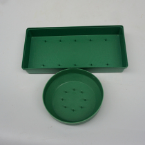 Meeting desktop opening tripod flower paste tray plastic pin plate flower pot green flower arrangement mold flower shop supplies