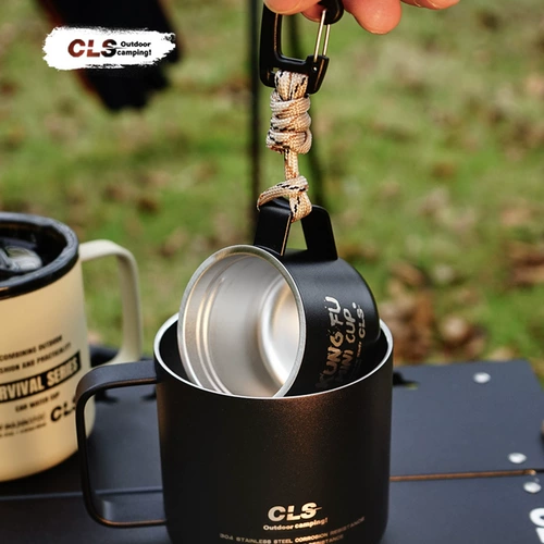 CLS Чайная чашка из нержавеющей стали, чай Лапсанг сушонг, кофейная стопка для кемпинга, нержавеющая сталь AISI 304, 80 мл