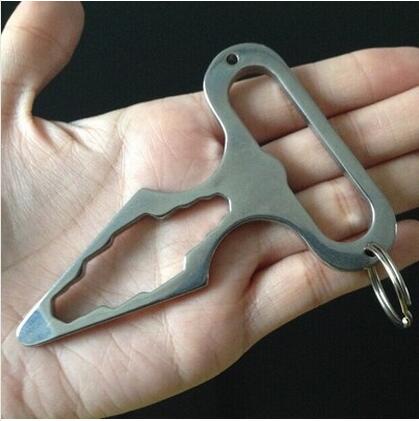 Outdoor camping supplies EDC self-defense spiked multi-function tool wrench